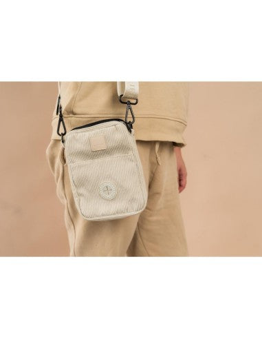 Corduroy dog walking bag FuzzYard Life French Blue