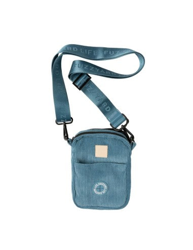 Corduroy dog walking bag FuzzYard Life French Blue