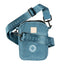 Corduroy dog walking bag FuzzYard Life French Blue