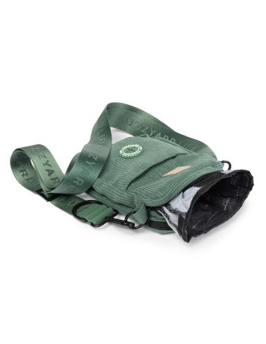 Corduroy dog walking bag FuzzYard Life Myrtle Green