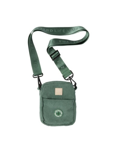 Corduroy dog walking bag FuzzYard Life Myrtle Green