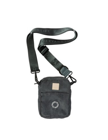 Corduroy dog walking bag FuzzYard Life Slate Grey