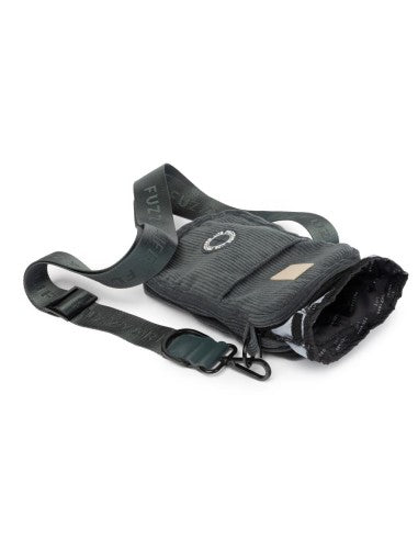 Corduroy dog walking bag FuzzYard Life Slate Grey