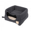 Cotton Cat Cave Bed FuzzYard Life Slate Grey