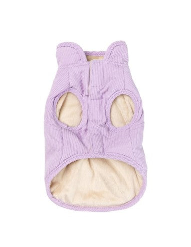 Corduroy Dog Coat FuzzYard Life Lilac
