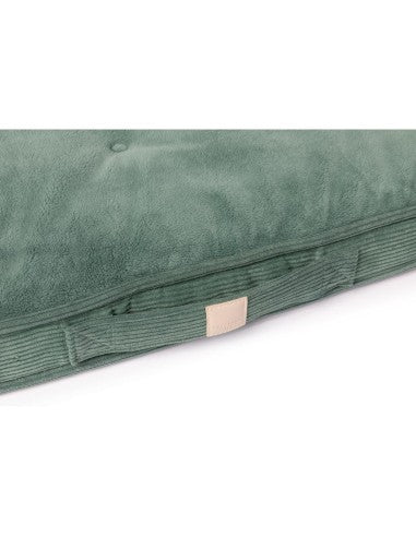 FuzzYard Life Lounge Myrtle Green dog bed mat (size M)