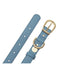 FuzzYard Atelier French Blue vegan leather dog collar (size L)