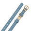 FuzzYard Atelier French Blue vegan leather dog collar (size S)
