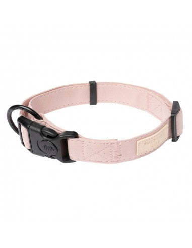 FuzzYard Life Soft Blush cotton dog collar (size L)