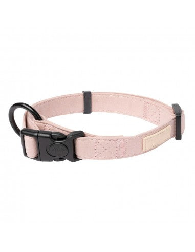 FuzzYard Life Soft Blush cotton dog collar (size M)