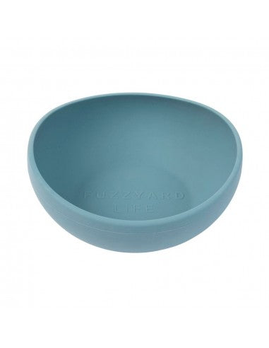 FuzzYard Life French Blue silicone dog bowl (size L)