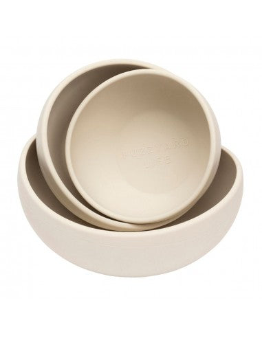 FuzzYard Life Sandstone silicone dog bowl (size L)