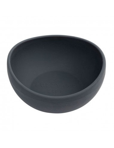 FuzzYard Life Slate Grey silicone dog bowl (size M)