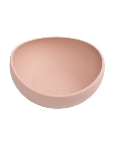 FuzzYard Life Soft Blush silicone dog bowl (size L)