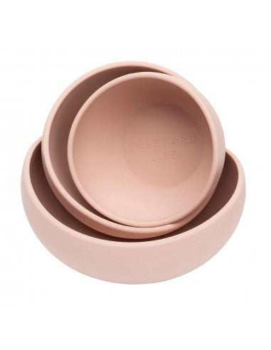 FuzzYard Life Soft Blush silicone dog bowl (size M)