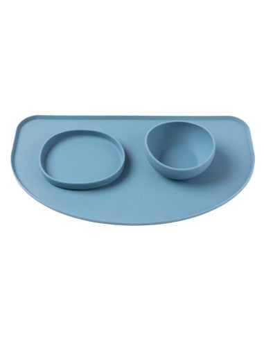 FuzzYard Life Silicone Dog Bowl Mat in French Blue