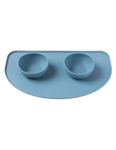FuzzYard Life Silicone Dog Bowl Mat in French Blue