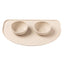Silicone dog bowl mat FuzzYard Life Sandstone