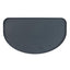 Silicone dog bowl mat FuzzYard Life Slate Grey
