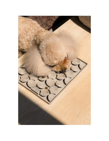 Dog lick mat FuzzYard Life Hide & Treat Sandstone