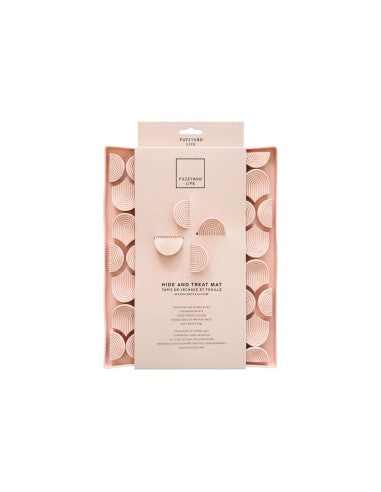 Dog lick mat FuzzYard Life Hide & Treat Soft Blush