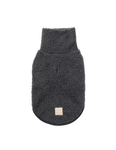 FuzzYard Life bouclé dog jumper, Slate Grey