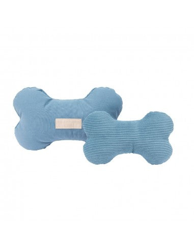 FuzzYard Life French Blue plush bone dog toy (size L)