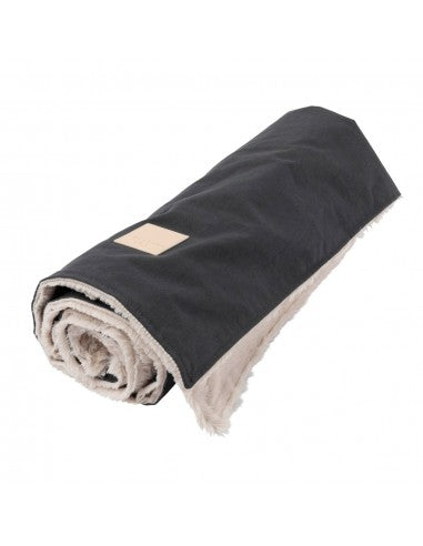 FuzzYard Life Slate Grey reversible dog blanket (size L)