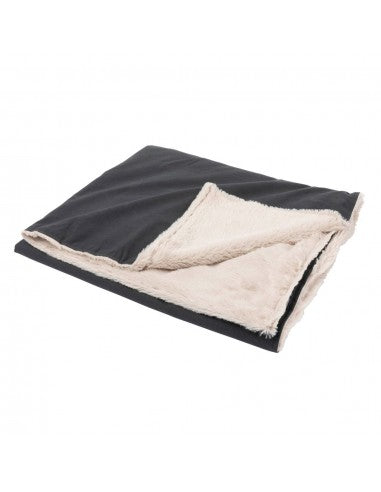 FuzzYard Life Slate Grey reversible dog blanket (size L)