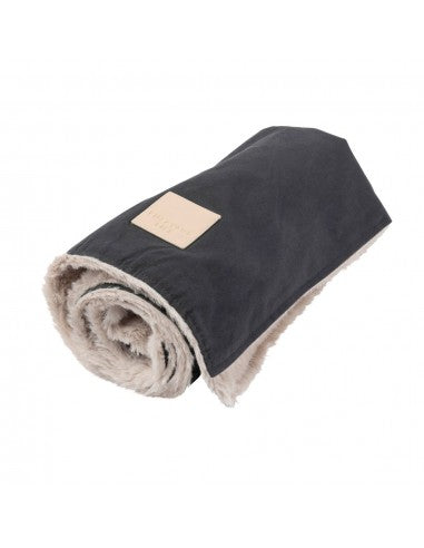 FuzzYard Life Slate Grey reversible dog blanket (size S)