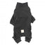 FuzzYard Life soft-touch dog pyjamas, Slate Grey