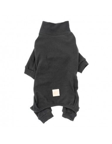 FuzzYard Life soft-touch dog pyjamas, Slate Grey