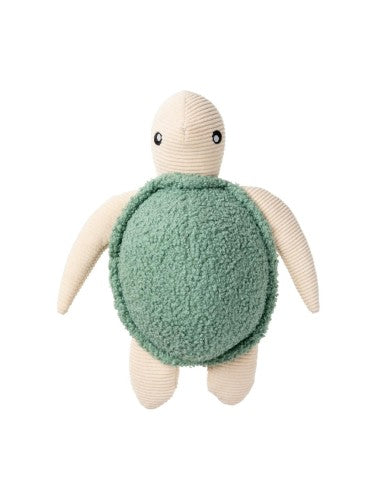 Turtle plush dog toy FuzzYard Life Myrtle Green