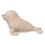 Seal plush dog toy FuzzYard Life Sandstone