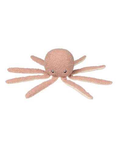 Octopus plush dog toy FuzzYard Life Soft Blush