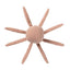 Octopus plush dog toy FuzzYard Life Soft Blush