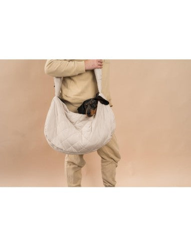 FuzzYard Life sling dog carrier, Sandstone