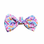 FuzzYard Bubblegum Burst Velcro dog bow tie (size L)