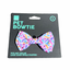 FuzzYard Bubblegum Burst Velcro dog bow tie (size S)