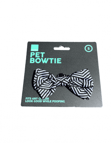 FuzzYard Fitzroy Velcro dog bow tie (size S)