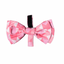 FuzzYard Pink Lemonade Velcro dog bow tie (size S)