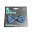 FuzzYard Thornbury Aegean Blue Velcro dog bow tie (size S)