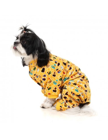 Fleece Dog Pyjamas FuzzYard What The Duck Size 6