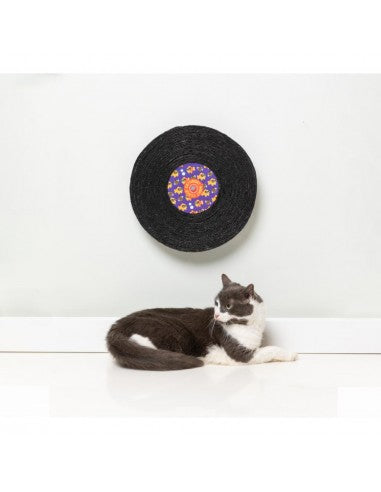 Rotating Cat Scratcher FuzzYard Record Cat Caturday Night Fever