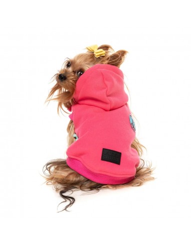 FuzzYard The Homies dog hoodie, pink (size 1)