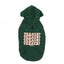 FuzzYard Treats dog hoodie, green (size 6)