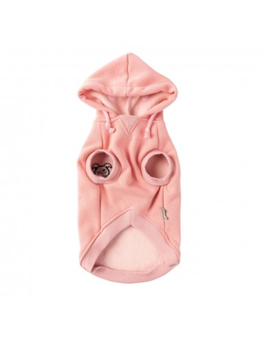 FuzzYard Yardsters dog hoodie, pink (size 5)