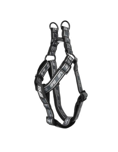 FuzzYard FY Active Strap adjustable dog harness, black (size S)