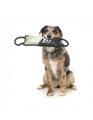 Rope tug dog toy FuzzYard FY Active Rope Tug, khaki