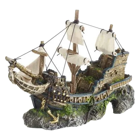 Galleon shipwreck aquarium ornament